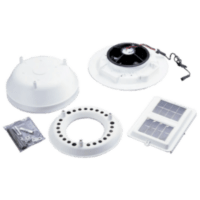 Daytime Fan Aspirated Radiation Shielding