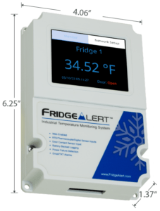 FridgeAlert Dimensions Image