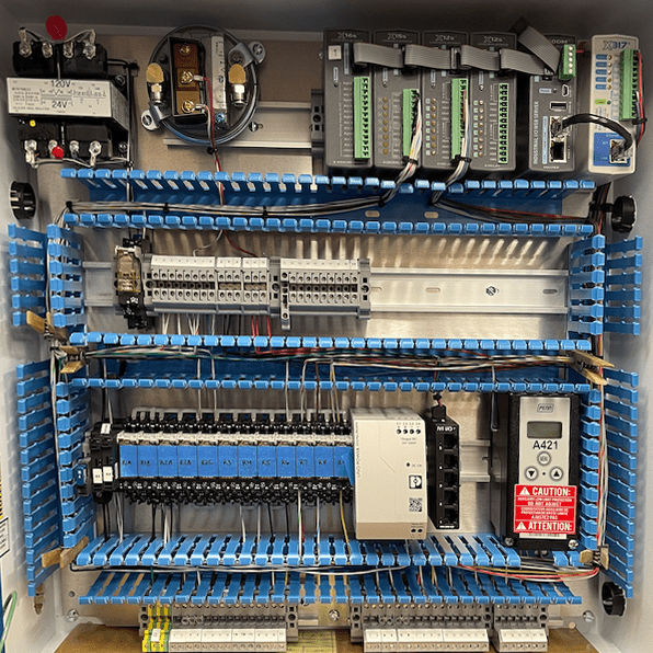 IVI Panel open showing ControlByWeb modules