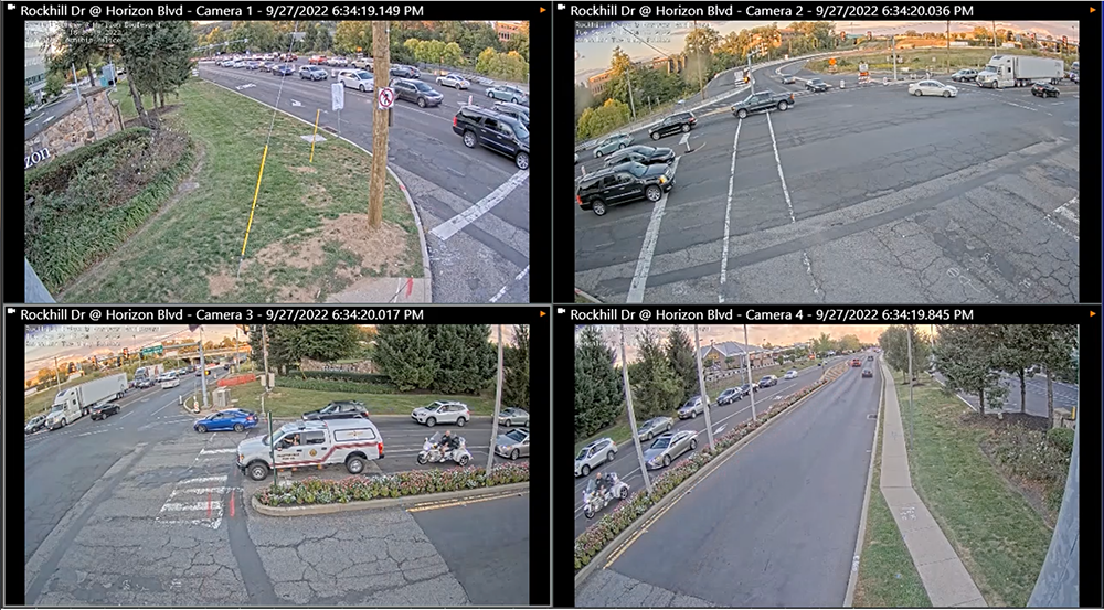 Surveillance system camera feed