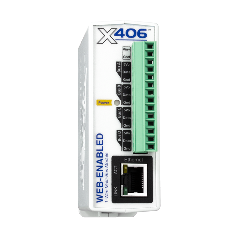 An X-406 centered with no protocol icons