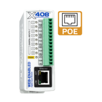 X-408™ Digital Input Module with 8 optically isolated inputs for monitoring dry contacts, counters, and frequency