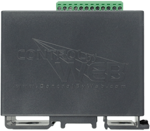 Dark Gray ControlByWeb Product Logo Side View