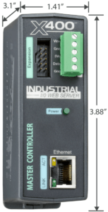X-400 Dimensions Image