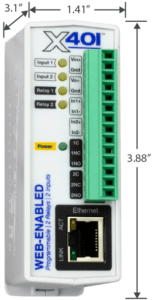 X-401 Dimensions Image