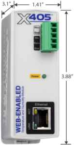 X-405 Dimensions Image