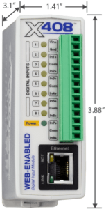 X-408 Dimensions Image