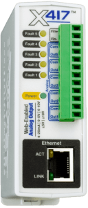 X-417 Web-Enabled Analog Output Module