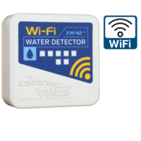 XW-112 WiFi-enabled water leak detector with included liquid detection sensor and web-based monitoring